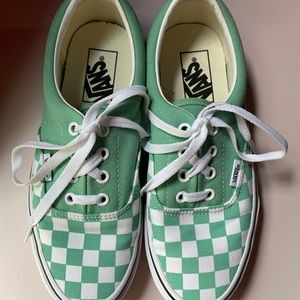 Vans Checkerboard Neptune Green